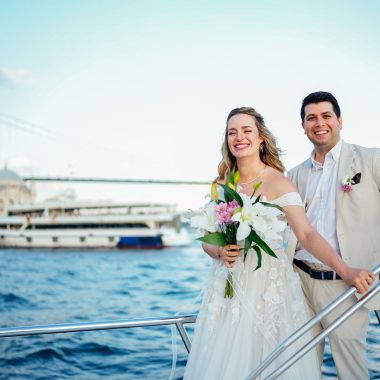 Wedding on a Boat in Istanbul