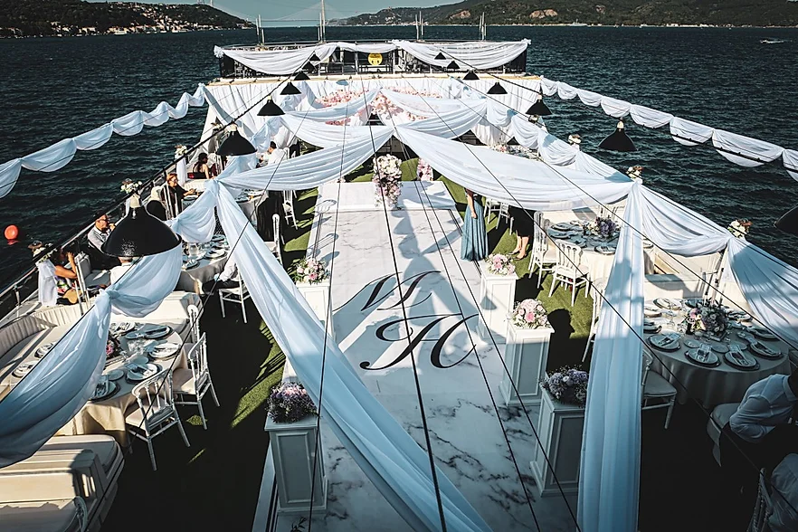 Wedding on the Boat Istanbul