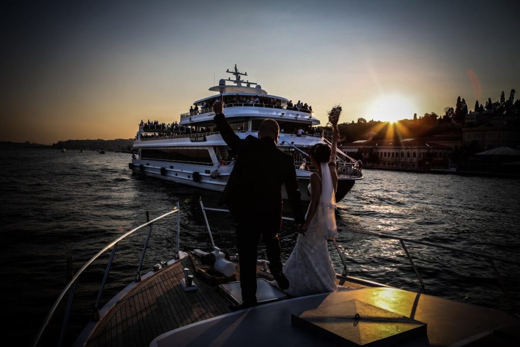 wedding on a boat